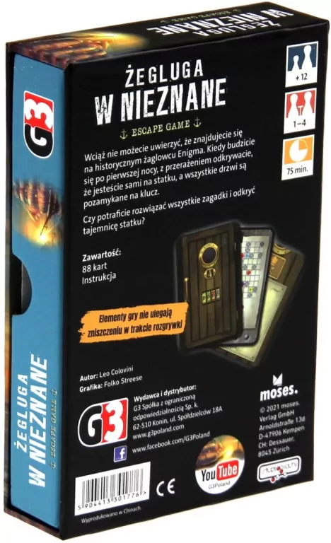 Żegluga w nieznane G3 - tantis.pl