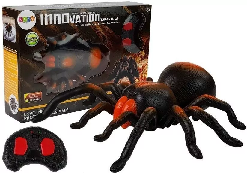 Pająk na zdalnie sterowany R/C czarno-pomarańczowy - tantis.pl