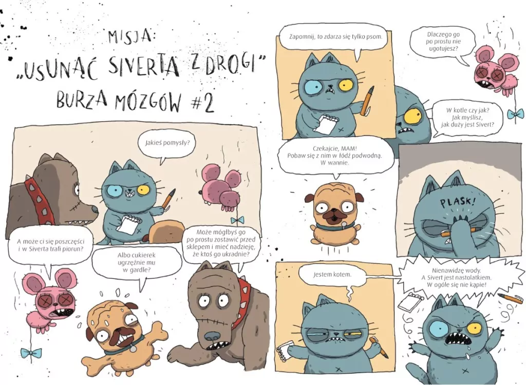 Zemsta jest słodka i cuchnie rybą! Kot Kmiot - tantis.pl