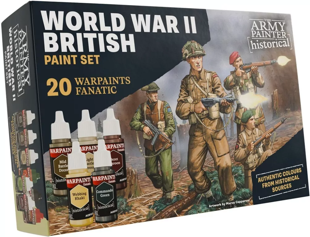 The Army Painter: Historical - World War II - British Paint Set - tantis.pl