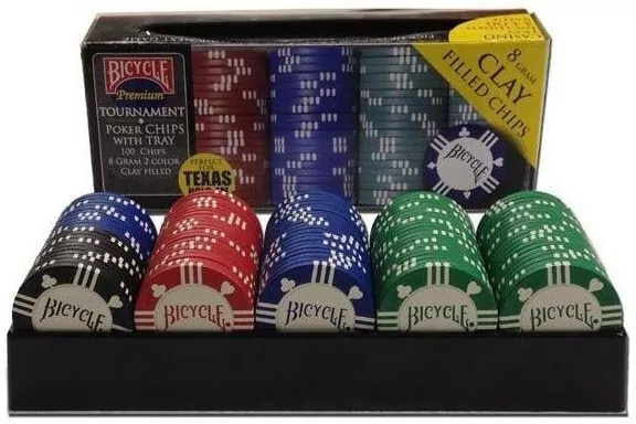 Poker Bicycle. 100 żetonów - tantis.pl