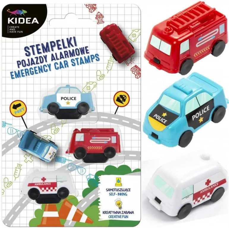 KIDEA. Stempelki Pojazdy alarmowe - tantis.pl