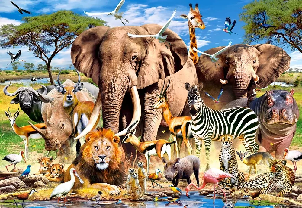 Puzzle 1500. Savanna Animals - tantis.pl