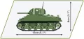 HC WWII M4A1 Sherman 310 elementów - tantis.pl