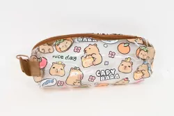 Piórnik przybornik przeźroczysty kapibara 19cm