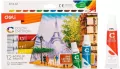 Farby akrylowe 12 kolorów 12ml tuba DELI - tantis.pl