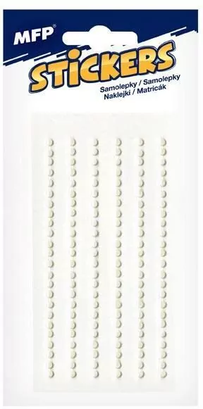 Naklejki perły 3mm 1102PE - tantis.pl