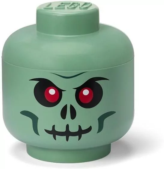 LEGO(R) pojemnik główka small - green skeleton - tantis.pl