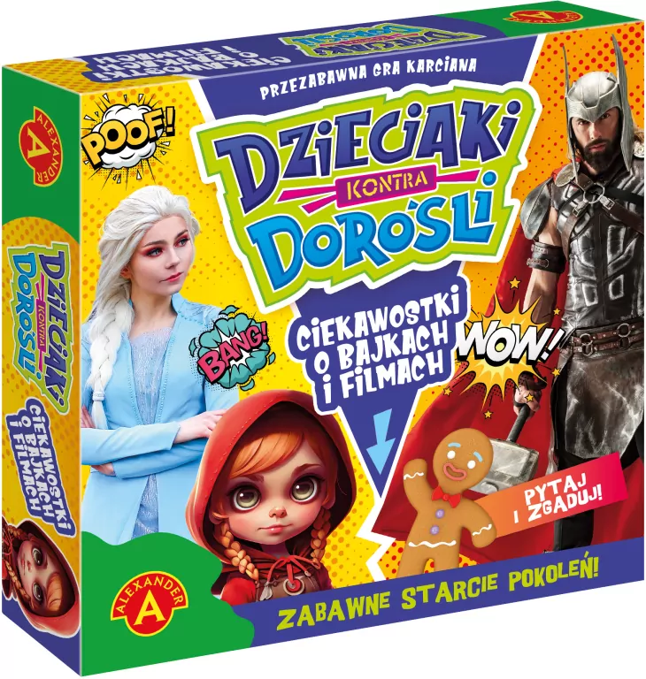 Dzieciaki kontra Dorośli. Ciekawostki o bajkach i filmach - tantis.pl