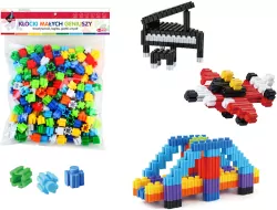 Klocki przestrzenne 128 elementów