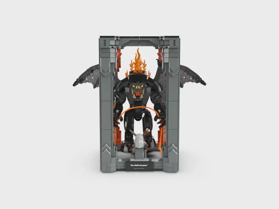 LEGO® Icons. Władca pierścieni: Book nook z Balrogiem 10367 - tantis.pl