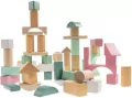 Klocki drewniane Soft Neutrals Wooden Blocks 60el - tantis.pl