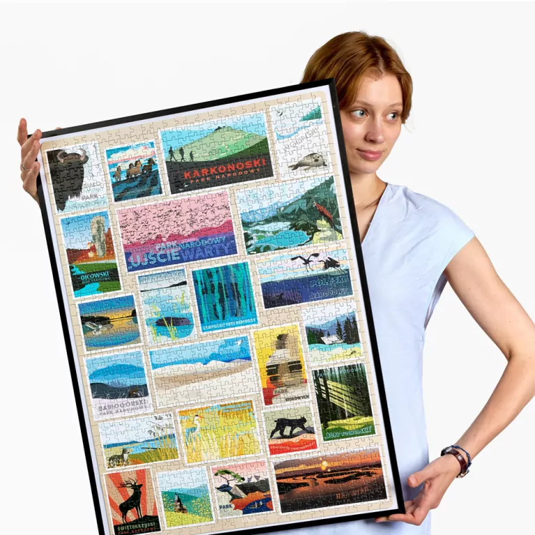 Puzzlove CzuCzu Polskie Parki Narodowe 1000 elementów - tantis.pl