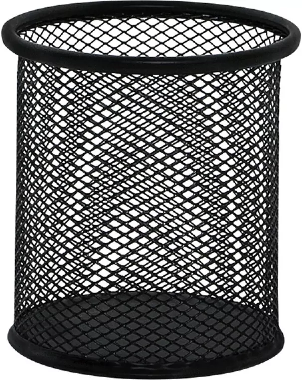 Pojemnik na długopisy metalowy czarny - tantis.pl