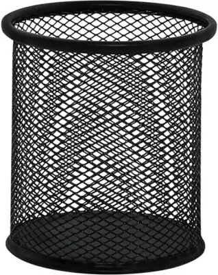 Pojemnik na długopisy metalowy czarny