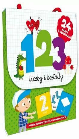 123 Liczby i kształty. Karty edukacyjne dla najmłodszych - tantis.pl