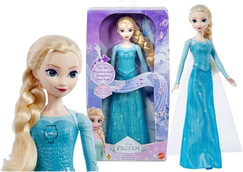 Disney Frozen Lalka Księżniczka Elsa śpiewająca - tantis.pl