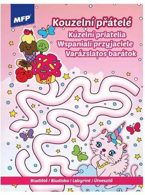 Kolorowanka - labirynt. Wspaniali przyjaciele - tantis.pl