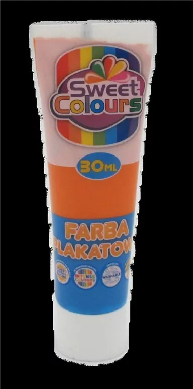 Farba plakatowa w tubie 30ml. Oranż - tantis.pl