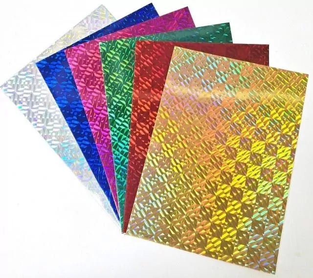 Karton holograficzny Pixel A4 6 arkuszy wycinanki - tantis.pl