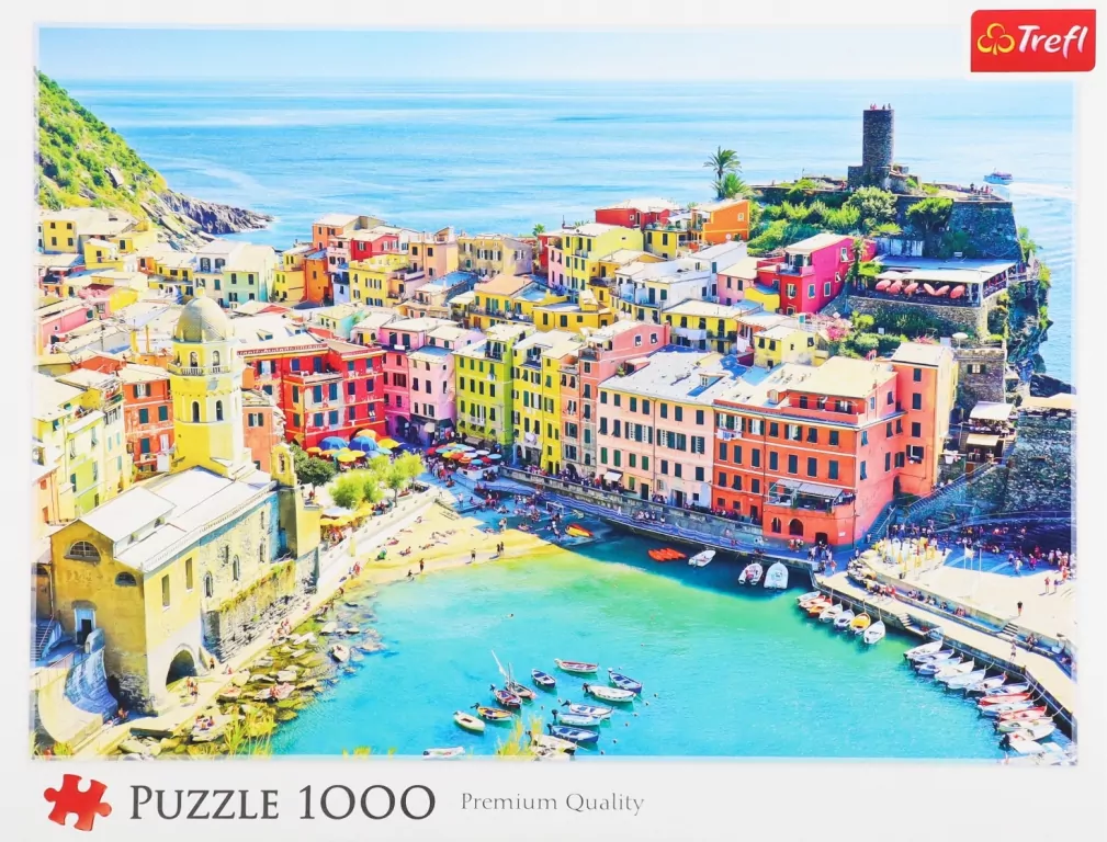Puzzle 1000 Malownicze miasteczko Vernazza TREFL - tantis.pl