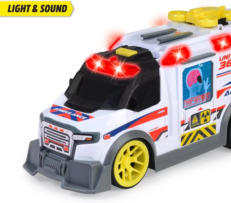 Ambulans ze światłem i dźwiękiem 37,5cm - tantis.pl