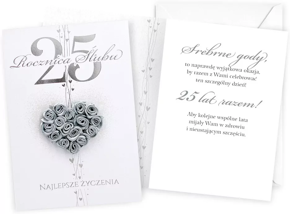 Karnet rocznica ślubu - tantis.pl