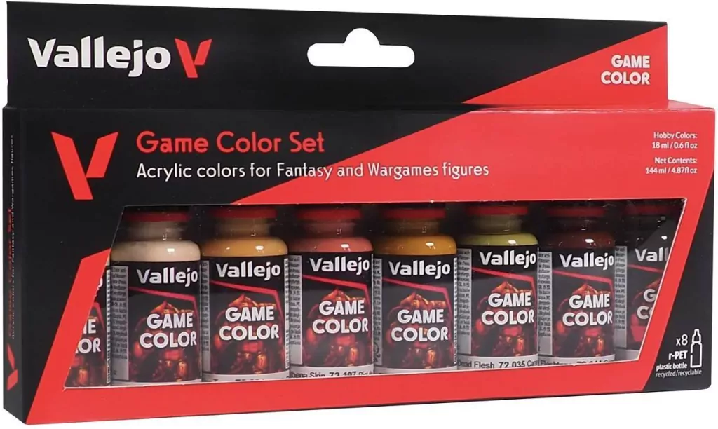 Vallejo: 72.187 - Game Color Set - Skin Tone (8 x 18 ml) - tantis.pl