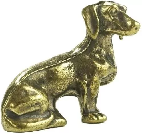 Figurka metalowa Jamnik ABINO - tantis.pl
