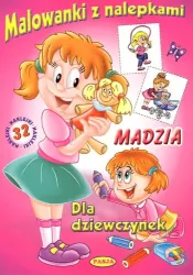 Dla dziewczynek. Malowanki z nalepkami