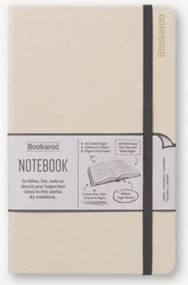 Notatnik A5. Bookaroo. Journal. Kremowy