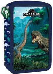 Derform. Piórnik z wyposażeniem 2-kom. Dinozaur 19