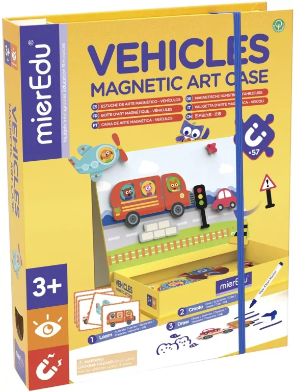 Puzzle magnetyczne Art Case - Pojazdy - tantis.pl