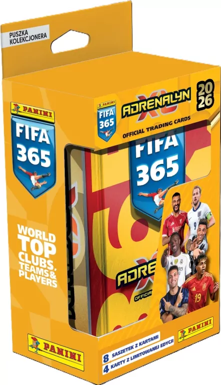 Mini puszka Fifa 365 Adrenalyn XL 2026 - tantis.pl