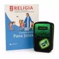 Pakiet: Chcemy poznać Pana Jezusa. Religia 2. Część 2. Podręcznik z ćwiczeniami dla klasy drugiej szkoły podstawowej / Piórnik Jumbo potrójny z wyposażeniem. Pixel Hero - tantis.pl