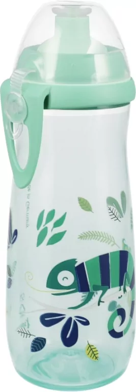 NUK. Sport Cup. Kubek 450ml. 24 miesięcy. Zielony Kameleon - tantis.pl