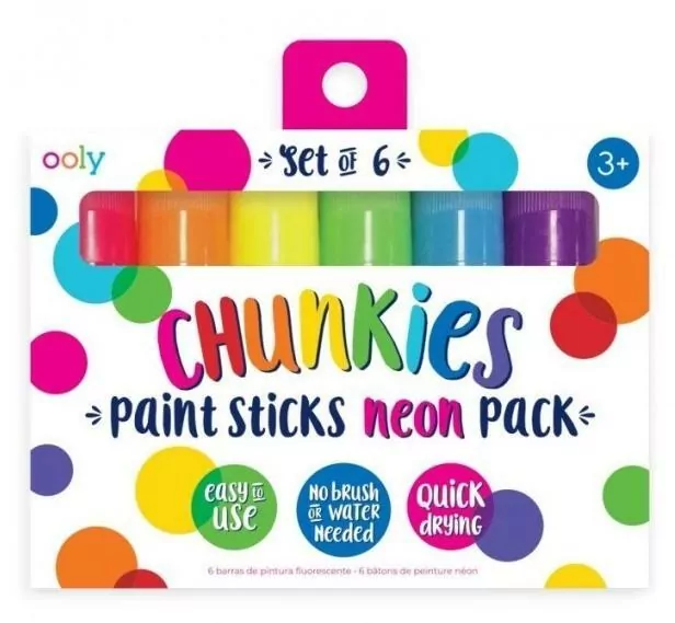 Farby w kredce. Chunkies. Paint Sticks Neon Pack - tantis.pl