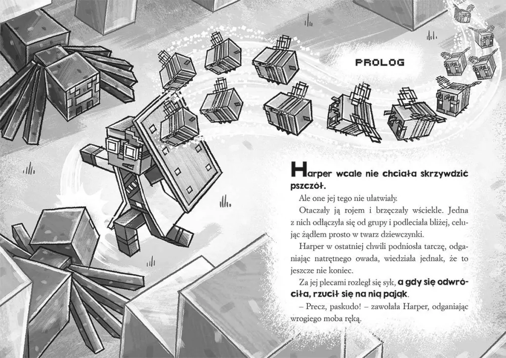 Projekt pszczoła. Minecraft. Saga Stonesword. Tom 4 - tantis.pl