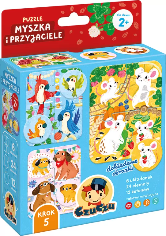 CzuCzu. Puzzle Myszka i przyjaciele. 2+ - tantis.pl