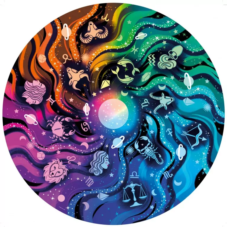 Puzzle 500. Paleta kolorów. Astronomia - tantis.pl