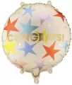 Balon foliowy pastylka Congrats 35x35cm - tantis.pl