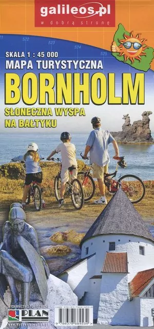 Mapa turystyczna. Bornholm 1:45 000 - tantis.pl