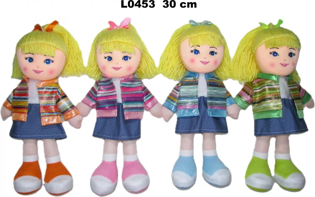 LALKA SZMACIANA 30CM W SWETERKU MULTIKOL SA FOL - tantis.pl