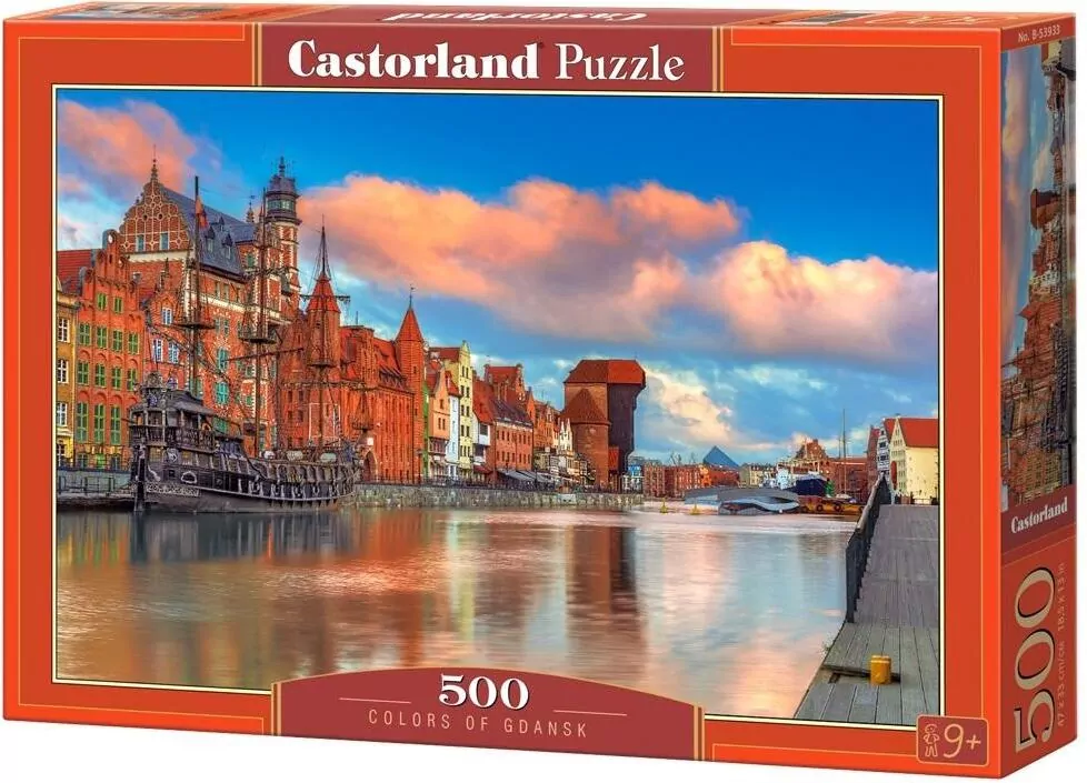 Puzzle 500. Colors of Gdansk B-53933 - tantis.pl