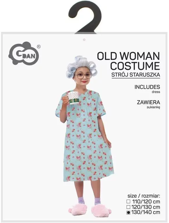 Strój dla dzieci Staruszka rozm. 130/140cm - tantis.pl