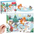 Puzzle 60. Pory roku. Zabawa na łyżwach - tantis.pl
