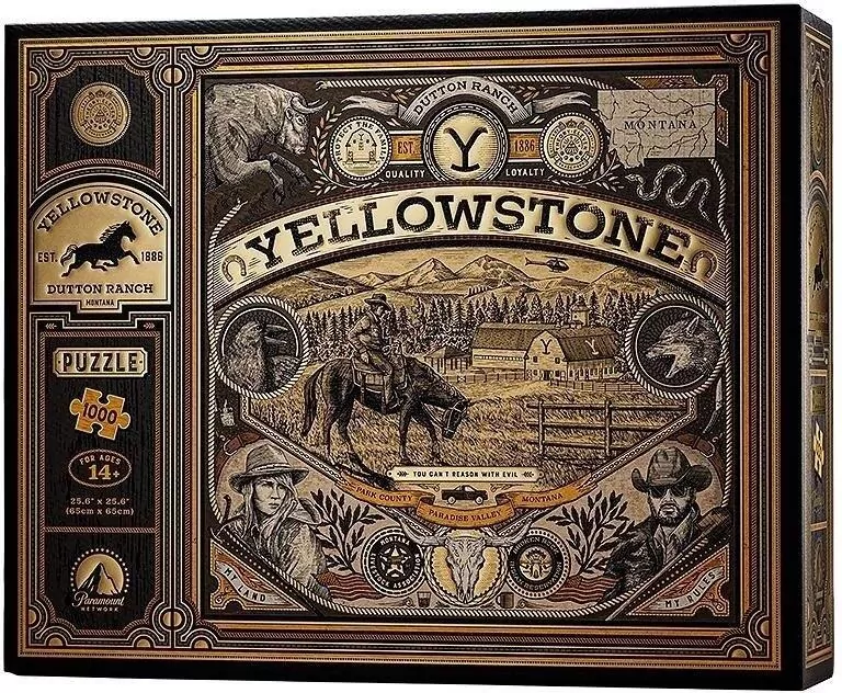 Yellowstone Jigsaw Puzzle od Theory11 - tantis.pl