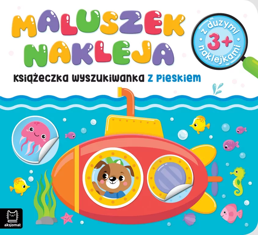 Maluszek nakleja. Książeczka wyszukiwanka - tantis.pl