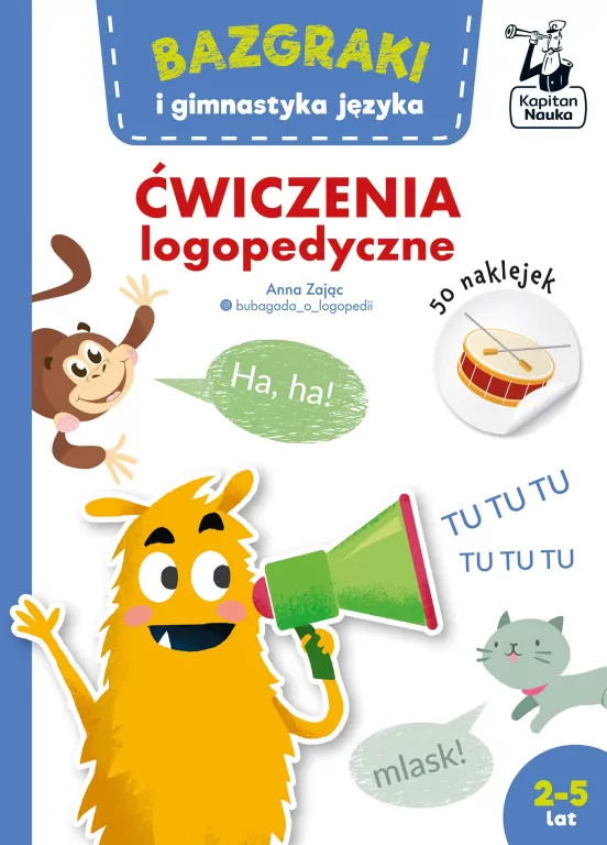 Bazgraki i gimnastyka języka. Ćwiczenia logopedyczne - tantis.pl