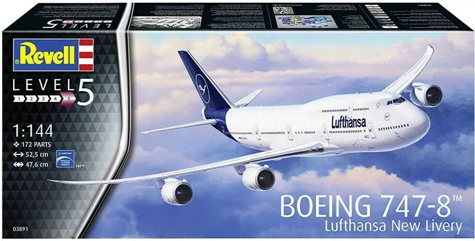 Boeing 747-8 Lufthansa. Samolot 1:144 - tantis.pl